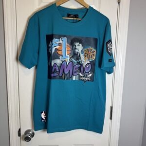 LAMELLO BALL CHARLOTTE HORNETS Buzz City #1 T SHIRT MENS Large PRO STANDARD